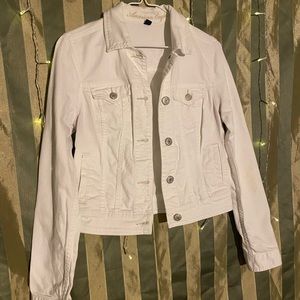 AE White Jean Jacket